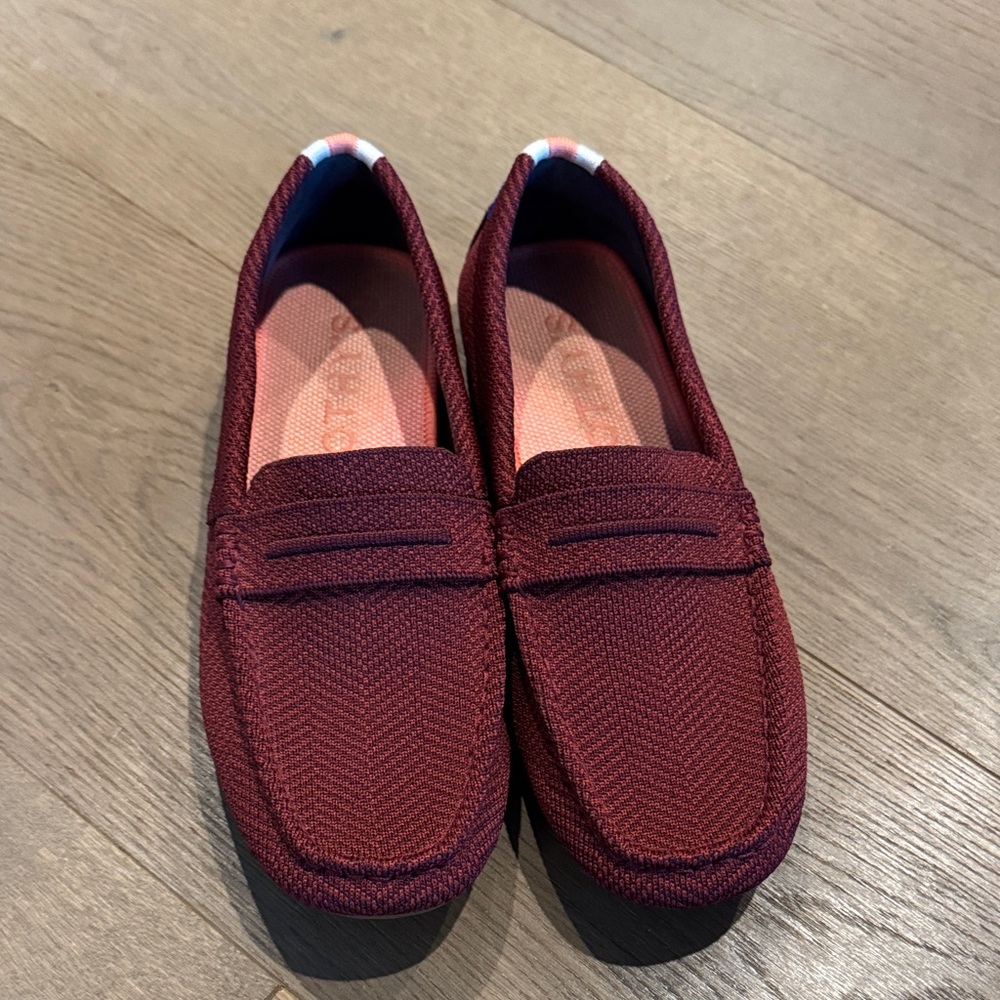 Rothy’s The Driver Herringbone in Merlot